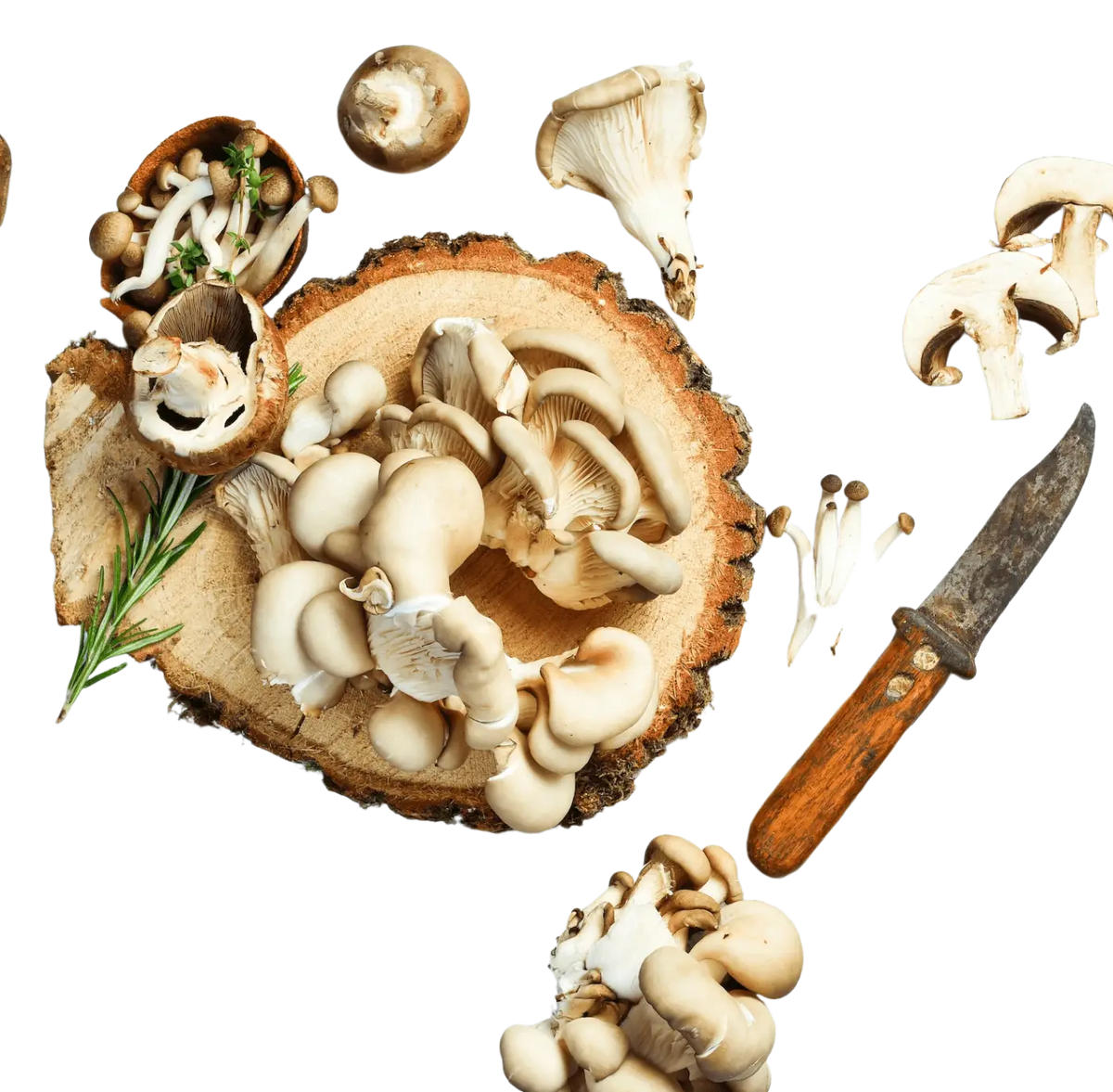 Maitake Vitalpilz aus traditioneller Verwendung, 120 Kapseln, Nahrungsergänzung von myvial, sichtbar in der Verpackung.