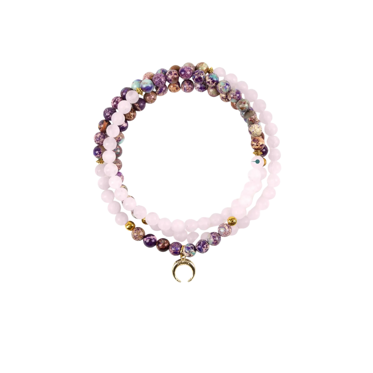 Mala Perlenkette von Myga Eco, Balance Handkette und Gebetskette, Hals- und Handgelenkschmuck aus natürlichen Perlen
