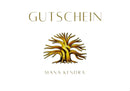 Geschenkgutschein für Massage von Mana Kendra GmbH in Bern, mit eleganter Gestaltung und entspannendem Design.