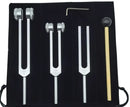 Chakra-Heilungs-Stimmgabel-Set von Mana Kendra GmbH, kalibriertes Musikinstrument zur Energiearbeit, auf einem Bildschirmfoto.