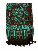 Bambusidylle Lunghi Sarong Pareo Tuch, 160x115cm, aus Hamamtuch Baumwolle, mit buntem Muster, von Mana Shop