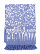 Lavendelfeld Hamamtuch Lunghi Sarong Pareo Tuch von Mana Shop, 160x115cm, weiches, leichtes Strand- und Badetuch in Lavendeloptik