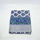 Hellblaues Hamamtuch Lunghi Sarong Tuch von Mana Shop, 180cm x 108cm, mit leichter, luftiger Baumwollstruktur.