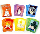 Mudras Karten aus dem Mana Shop, therapeutisches Zubehör mit handgezeichneten Mudra-Illustrationen auf Karte.