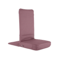 Meditationskissen Bodynova Mandir Bodenstuhl Backjack in dusty purple, bequemer Meditationsstuhl für Entspannung und Achtsamkeit