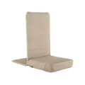 Meditationskissen Bodynova Mandir Bodenstuhl Backjack in hellem Taupe, bequemer Meditationsstuhl für Entspannung und Ruhe.