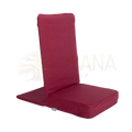 Mandir bodenstuhl meditationsstuhl backjack xl faltstuhl mit gepolstertem sitz und lehne in dunkelrot bei mana shop