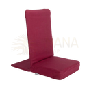 Mandir bodenstuhl meditationsstuhl backjack xl faltstuhl mit gepolstertem sitz und lehne in dunkelrot bei mana shop