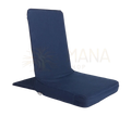 Navyblauer mandir bodenstuhl meditationsstuhl mit gepolstertem sitz und rückenlehne von mana shop