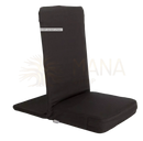 Mandir bodenstuhl meditationsstuhl black padded fabric seat backrest for comfortable meditation from mana shop