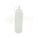 Transparent plastik spritzflasche mit klarem verschluss für massageöl bio-kokosöl 240ml und massage oils