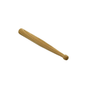 Massagestab massagestick holzstick aus hellbraunem hartholz mit glatter oberfläche und sichtbarer holzmaserung bei mana shop