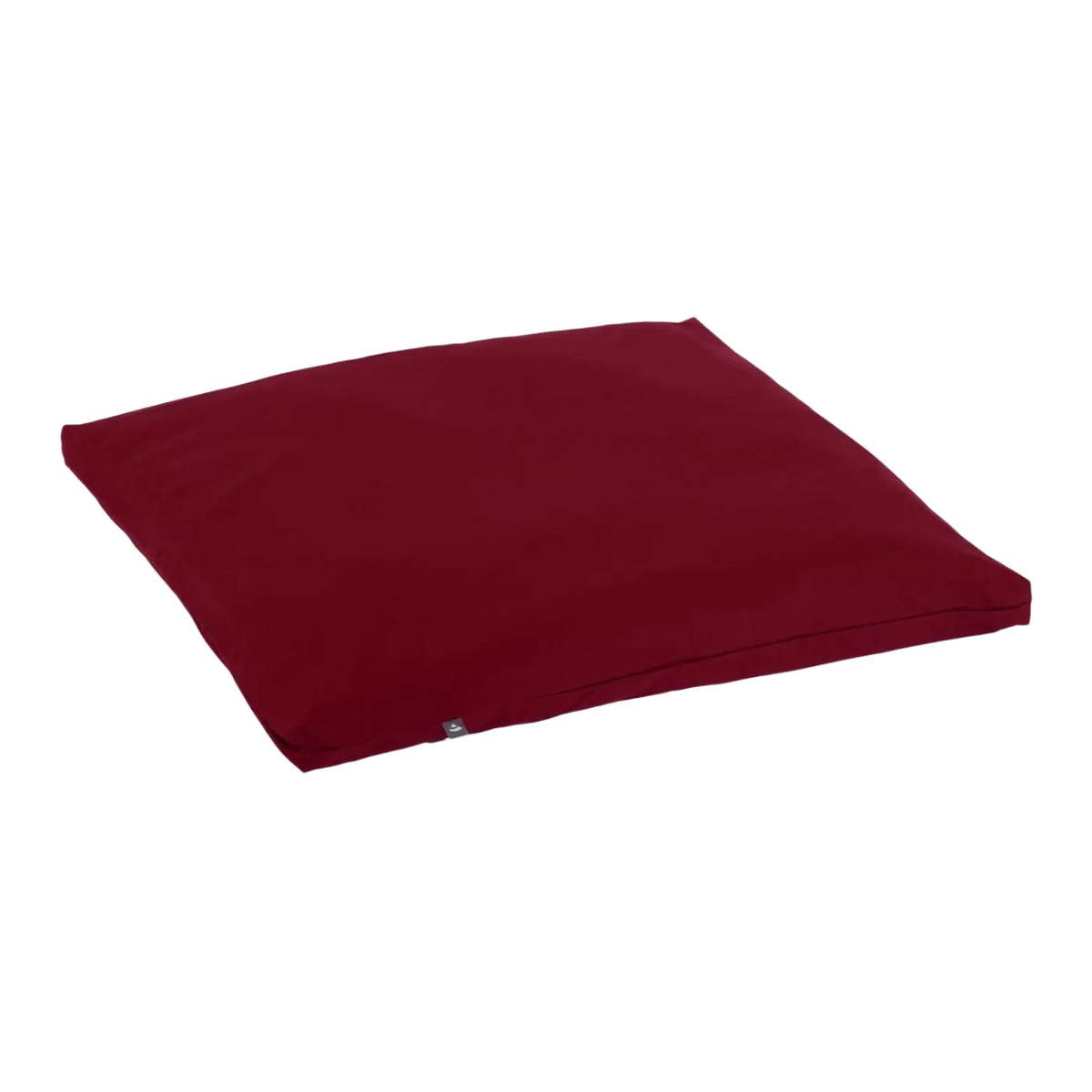 Bodynova Meditationsmatte Zabuton ECO, 80x80x5 cm, Bordeaux, komfortables Meditationskissen für Ruhe und Balance