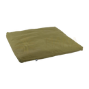Olivegrünes meditation mat zabuton eco kissen mit weicher polsterung und sauber vernähten kanten 80x80x5 cm