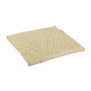Beige zabuton eco meditation mat with soft fabric and neatly stitched edges bodynova zabuton eco 80x80x5 cm