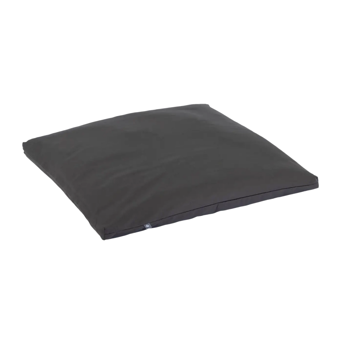 Schwarze Meditationsmatte Zabuton ECO von Bodynova, 80 cm x 80 cm x 5 cm, bequemes Meditationskissen für Yoga und Achtsamkeit