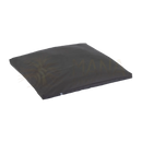 Schwarzes rechteckiges meditation mat zabuton eco kissen mit glattem mattem stoff für bodynova zabuton eco