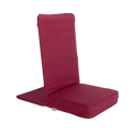 Bodynova Meditationsstuhl Backjack XL in Bordeaux, langlebiger Yoga-Sitzstuhl für Meditation und Entspannung.