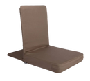 Meditationsstuhl Backjack XL von Bodynova, brauner Stoff, faltbar, ideal für Yoga und Meditation, bequemer Sitzstuhl.
