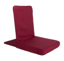 Meditationsstuhl Backjack XL von Bodynova für Yoga, weinroter Stoff, faltbar, bequemer Sitzstuhl für Meditation und Entspannung