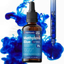 HARMONIFY Methylenblau 1% USP Nahrungsergänzung, pharmazeutische Qualität, 50 ml Flasche mit blauer Flüssigkeit