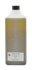 Midgard Kalari Ayurveda Massageöl Apfel-Holunder Thailam in 1L Flasche, natürliches Massageöl für Entspannung und Pflege