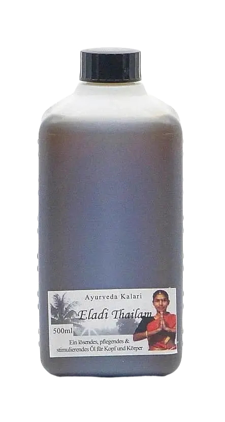 Midgard Kalari Eladi Thailam Ayurveda Massageöl, extra pflegend, natürliche Inhaltsstoffe, für entspannende Massage.