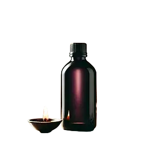 Midgard Kalari Ayurveda Massageöl Karpuradi Thailam in einer Flasche, für Entspannung und Massage, natürliche Kräuterformulierung