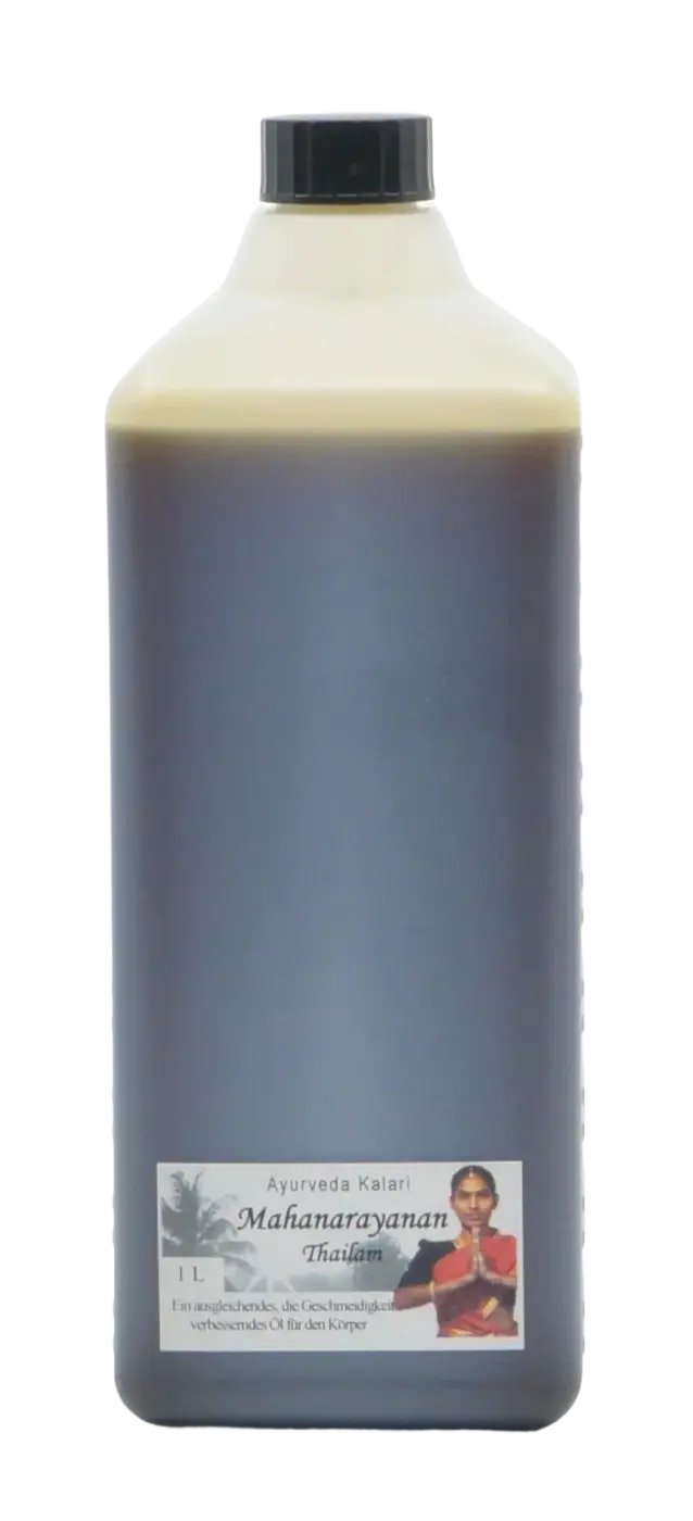 Midgard Kalari Ayurveda Massageöl Mahanarayanan Thailam, extra pflegend, flüssiges Massageöl für tiefe Entspannung und Pflege