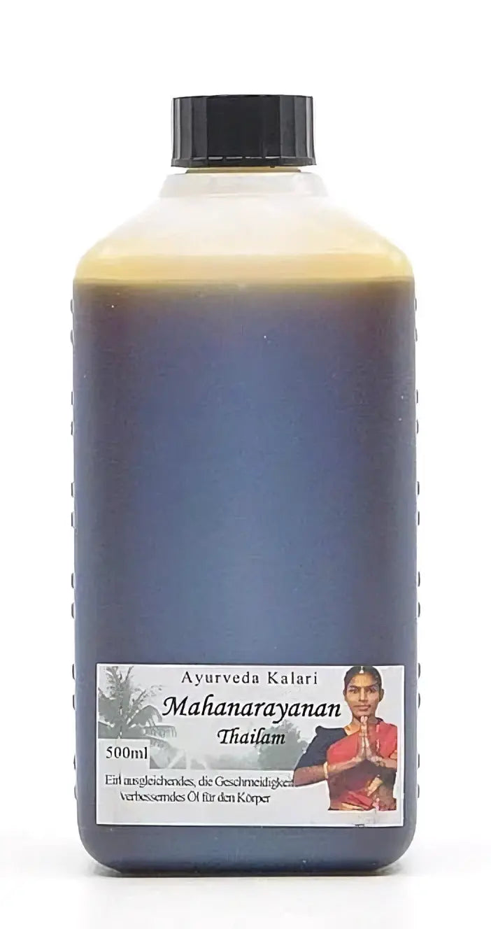 Midgard Kalari Ayurveda Massageöl Mahanarayanan Thailam, extra pflegend, flüssiges Massageöl für entspannende Anwendungen, natürliche Inhaltsstoffe