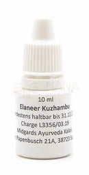 Midgard Kalari Ayurvedisches Elaneer Kuzhambu für Augenreinigung, Spezialöl und Pulver in einer Glasflasche