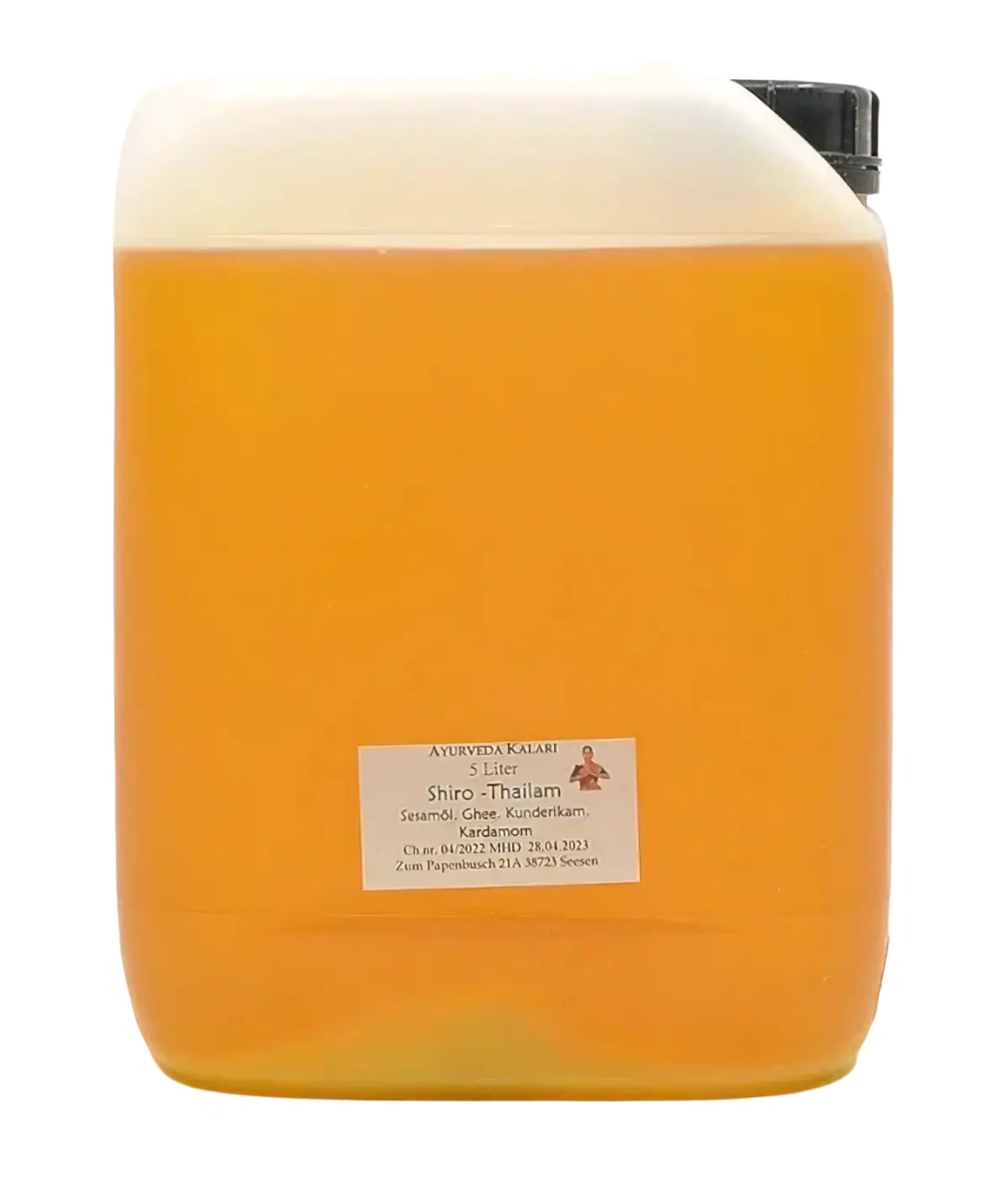 Midgard Kalari Shiro Thailam ayurvedisches Massageöl in 5L, traditionelles, beruhigendes Massageöl für Entspannung und Pflege