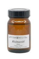 Midgard Kalari ayurvedisches rizinusöl 200ml in brauner glasflasche mit schwarzem, geriffeltem verschluss von Mana Shop