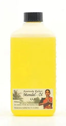 Midgard Kalari Ayurveda Mandelöl für Massage, 500ml, hochwertiges pflanzliches Öl für entspannende Anwendungen