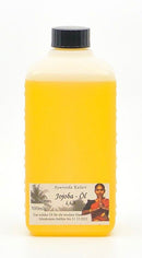 Mittelgroße Flasche mit 500 ml Midgard Kalari Jojobaöl, ayurvedisches Massageöl in brauner Glasflasche