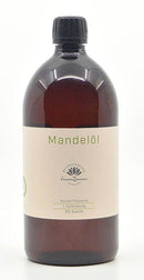Mandelöl von Midgard Kalari, ayurvedisches Massageöl in einer Flasche, ideal für entspannende Behandlungen
