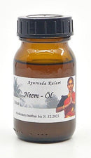 Midgard Kalari Neem-Öl gegen Hautpilz, naturbelassenes ayurvedisches Spezialöl in dunkler Flasche, hautpflegend und reinigend