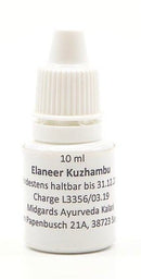 Midgard Kalari Elaneer Kuzhambu, 10 ml, ayurvedisches Augenreinigungsöl in Flasche, speziell für Augenpflege, Spezialöl und Pulver