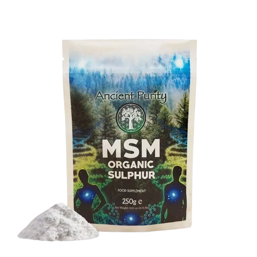 Organischer MSM Schwefel von Ancient Purity, 99% Reinheit, für Haut, Gelenke und Darmgesundheit, Nahrungsergänzungsmittel