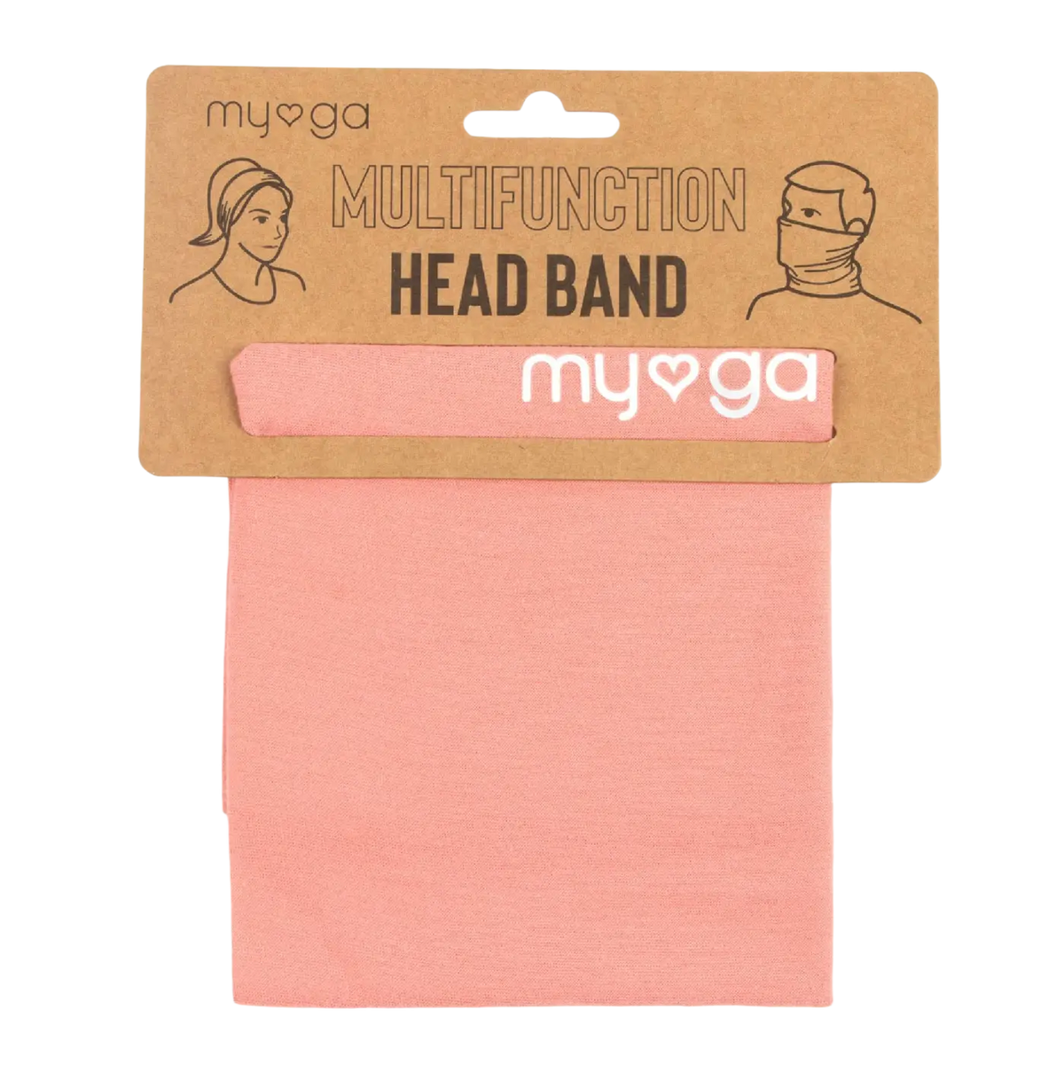 Myga Eco Multifunktionales Stirnband, Bandana, Sturmhaube, Halstuch, Haargummi und Armband in nachhaltigem Yogakleider Design