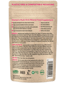 Braune kraftpapierverpackung multivitamin für frauen vegan 30 kapseln frauenspezifisches multivitamin und mineral