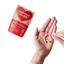 Together health multivitamin vegan 30 kapseln in roter und beiger packung mit herzlogo für allgemeines lebensmittelbasiertes multivitamin bei mana shop mit folsäure