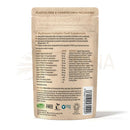 Beige kompostierbare pouch mit 5 mushroom complex food supplement von mana shop mit organischem fruchtkörper und lion’s mane