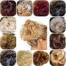 Braune chaotische Haargummis von My Wholesale Warehouse, flexibel und strapazierfähig, ideal für lockere Frisuren.