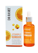 Gesichtsgesichtsserum von Dr. Rashel mit Vitamin C für Aufhellung und Anti-Aging, 50 ml, auf einem weißen Hintergrund.