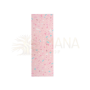 Rosa terrazzo bedruckte yogamatte aus pvc von myga yoga mats in attraktiver designgröße 173 cm mal 60 cm