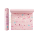 Myga bedruckte yogamatten mit pinkem terrazzo-muster und attraktiven designs für yoga auf texturierter oberfläche