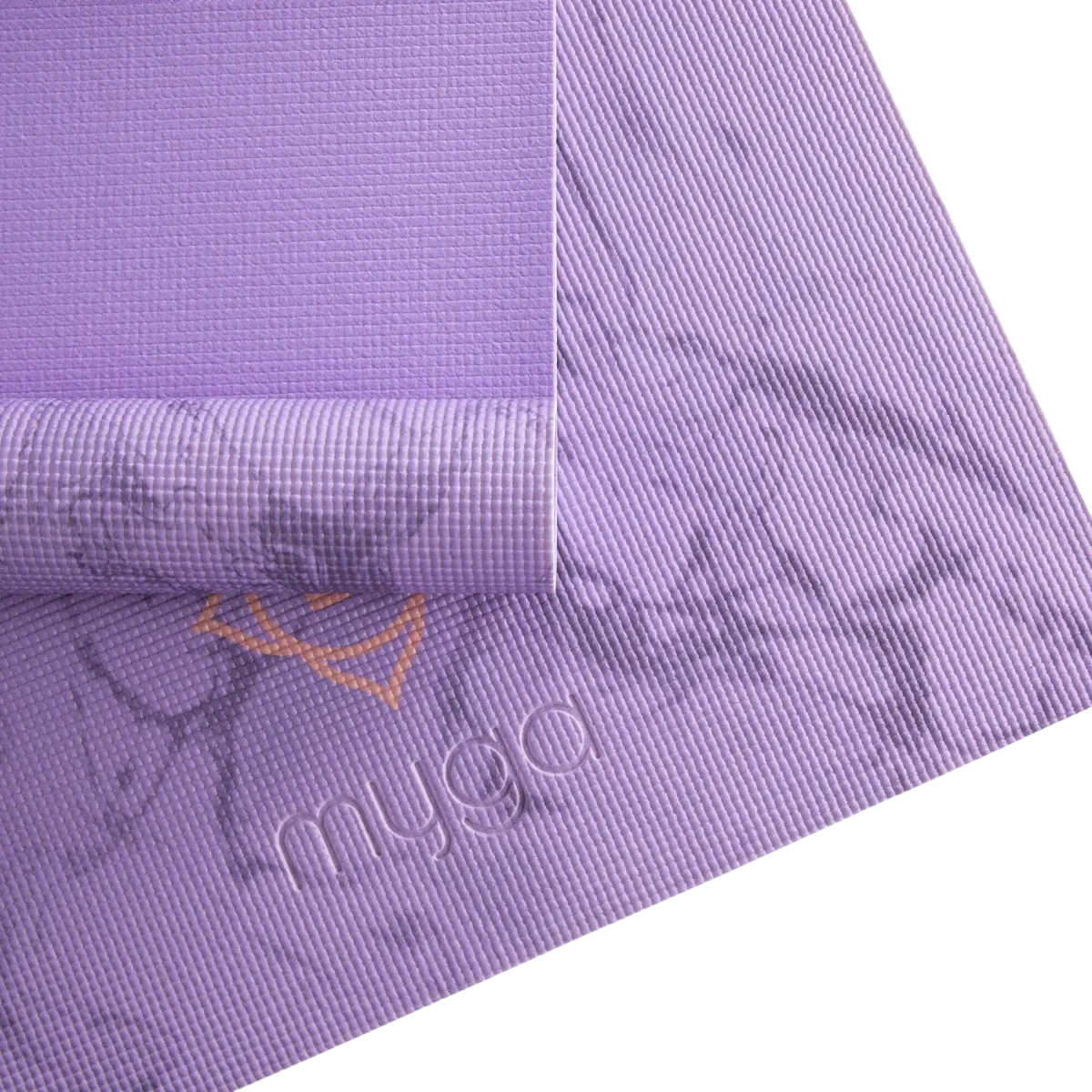 Myga bedruckte Yogamatte in 8 attraktiven Designs, rutschfest und bequem für Yogaübungen, aus langlebigem Material
