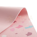 Myga yoga mats pink bedruckte yogamatten mit strukturierter oberfläche und verspielten herzmuster in attraktiven designs