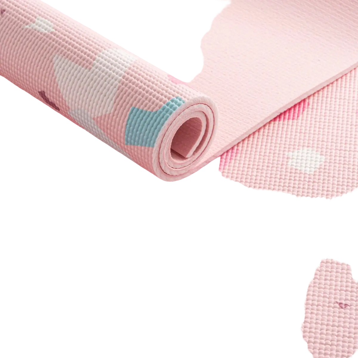 Myga bedruckte Yogamatte in 8 attraktiven Designs, rutschfest und bequem für Yogaübungen, aus langlebigem Material